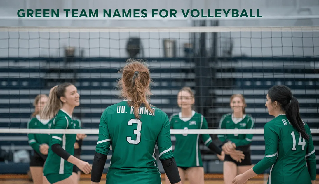 Green Team Names for Volleyball Teams Inspiration