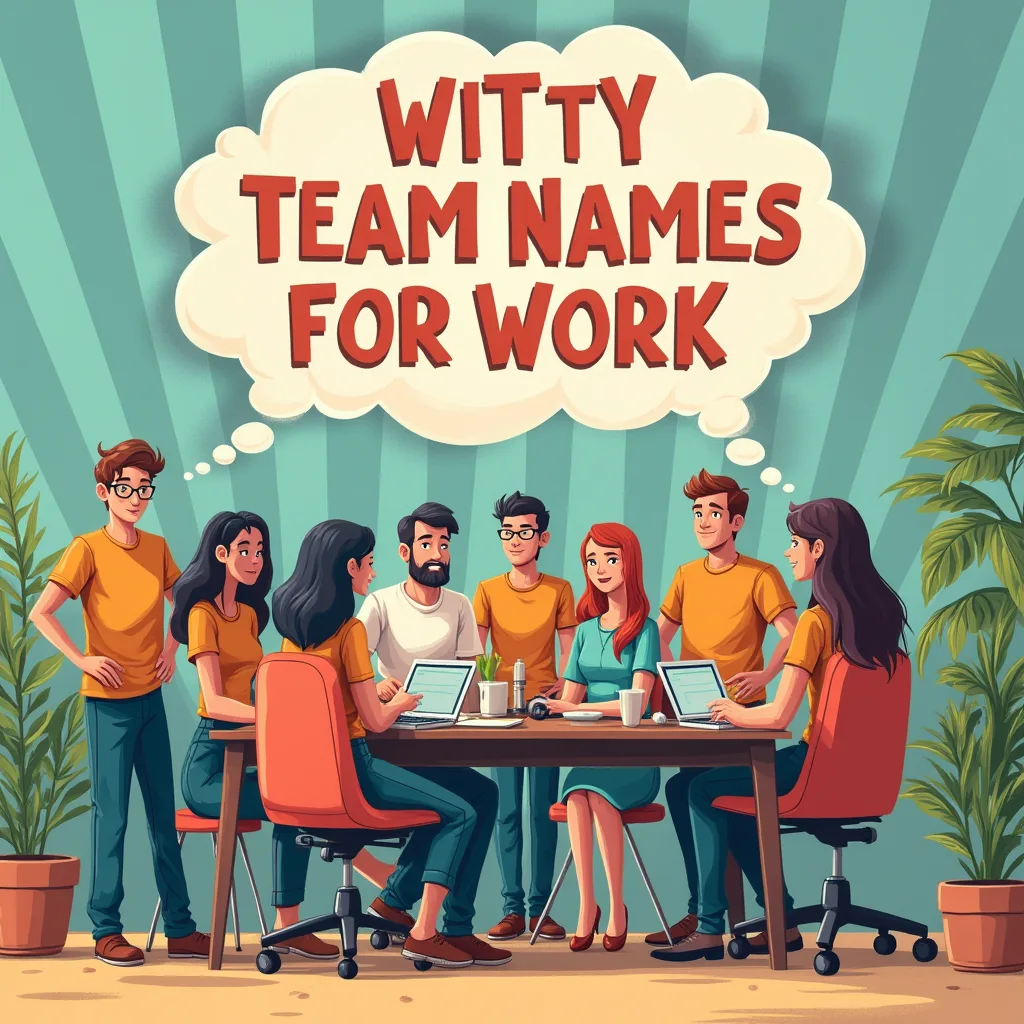 Witty Team Names for Work