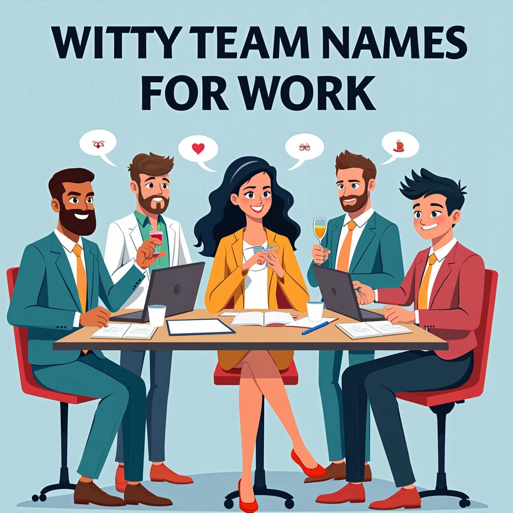 Witty Team Names for Work