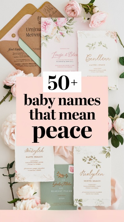 Girl Names Associated with Peace