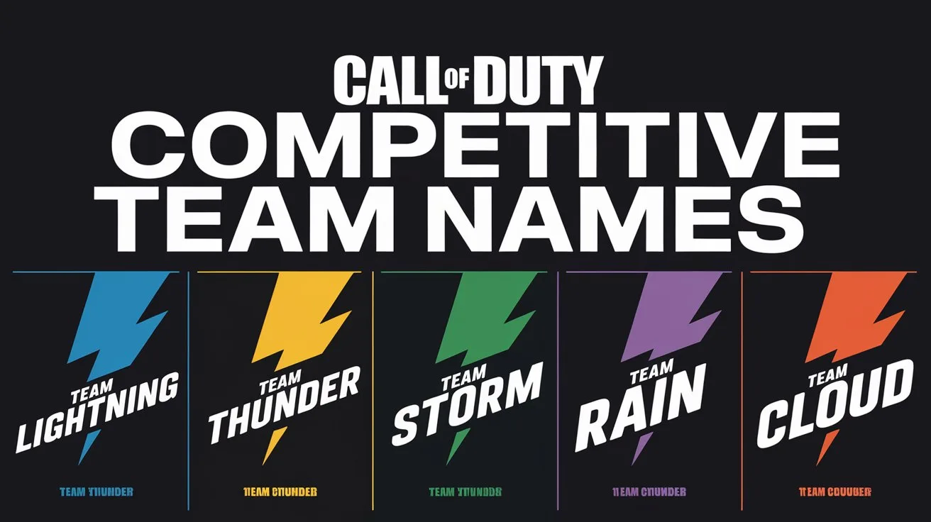 Call of Duty Competitive Team Names