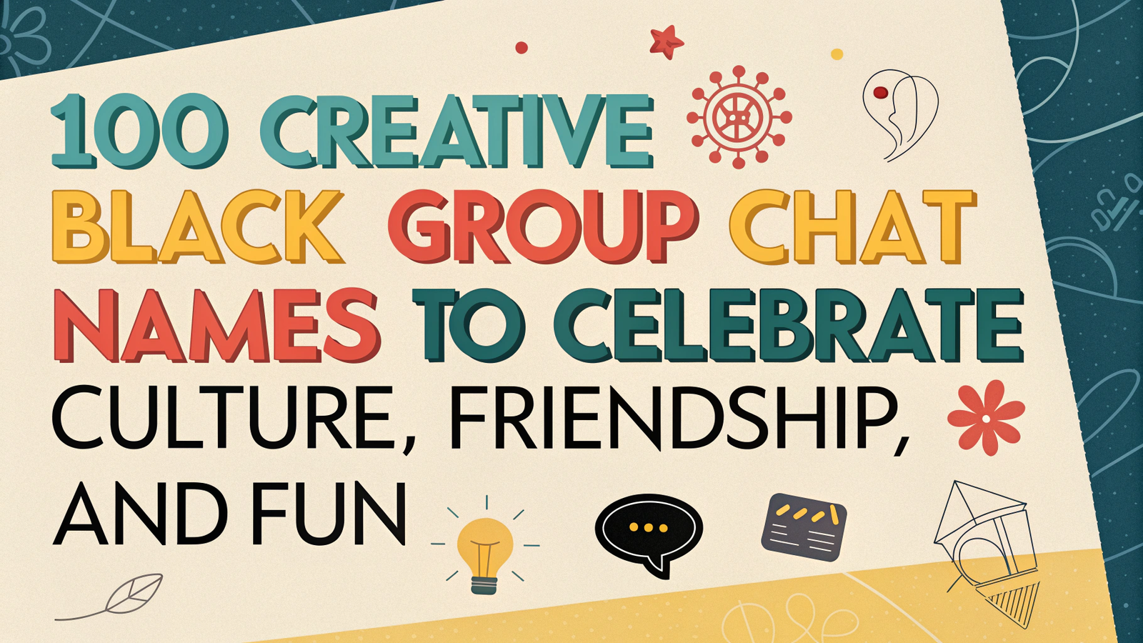 100 Creative Black Group Chat Names to Celebrate Culture, Friendship, and Fun