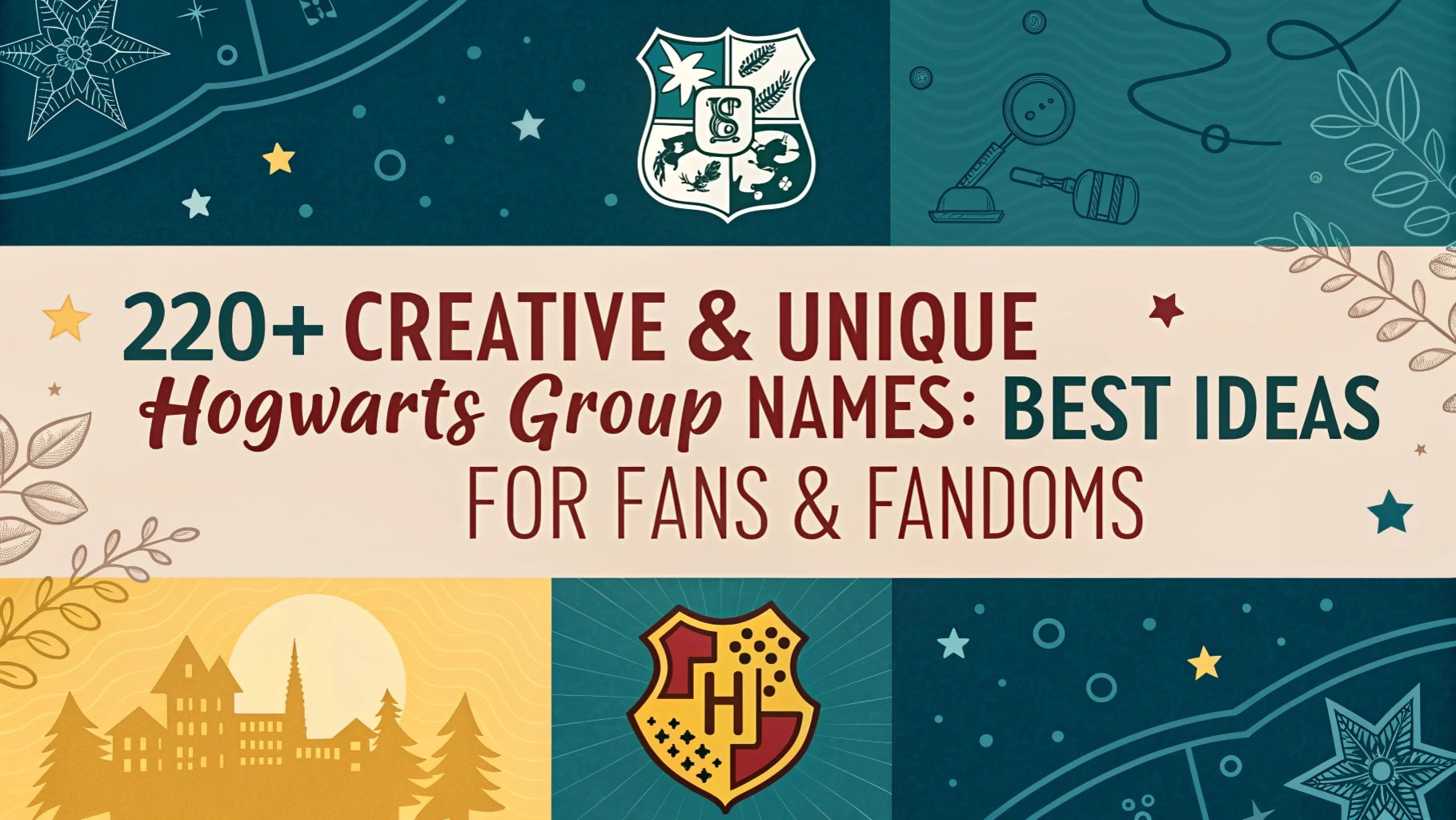 220+ Creative & Unique Hogwarts Group Names: Best Ideas for Fans & Fandoms