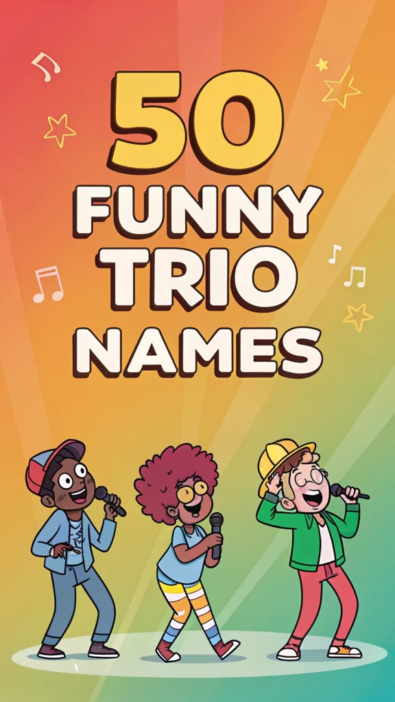 50 Funny Trio Names