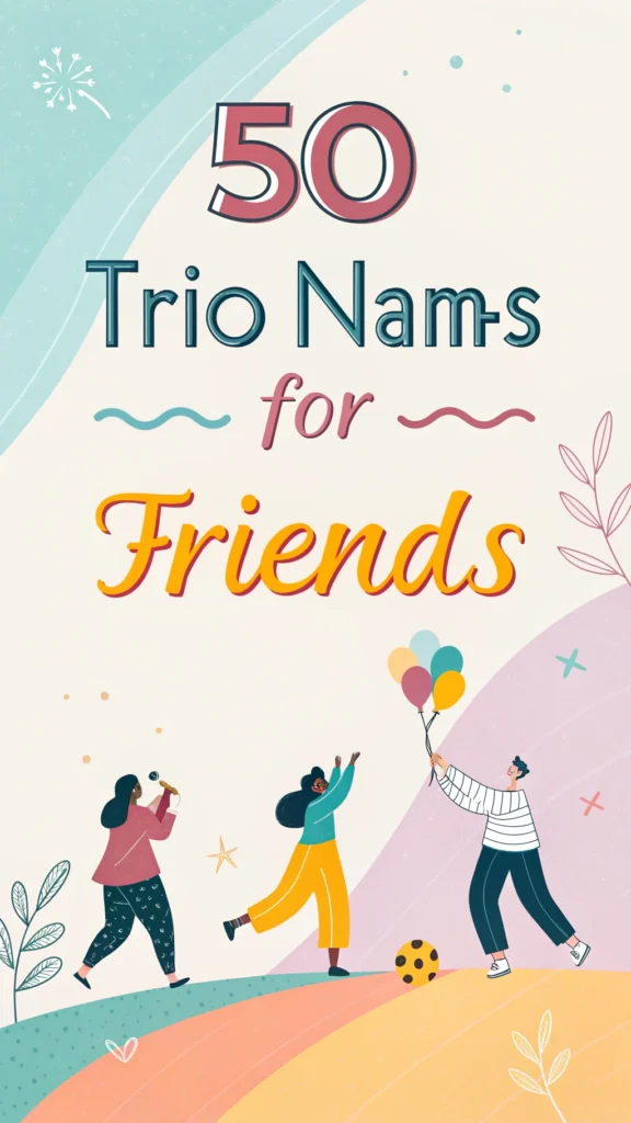 50 Trio Names for Friends