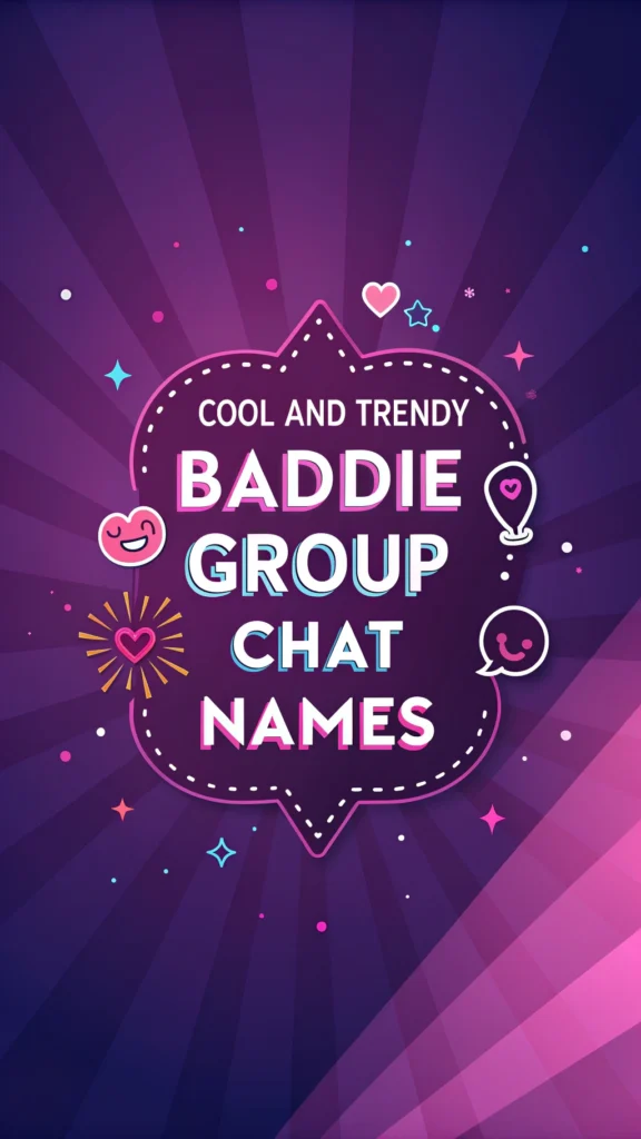 Cool and Trendy Baddie Group Chat Names