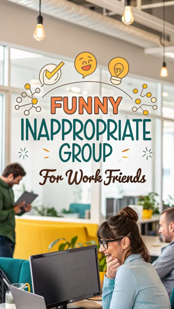 Funny Inappropriate Group For Work Friends 