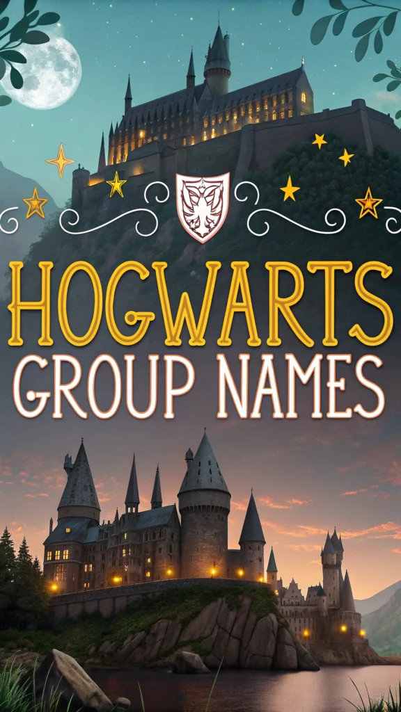 Hogwarts themed Group Names