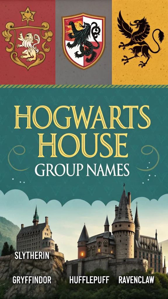 Hogwarts House Group Names