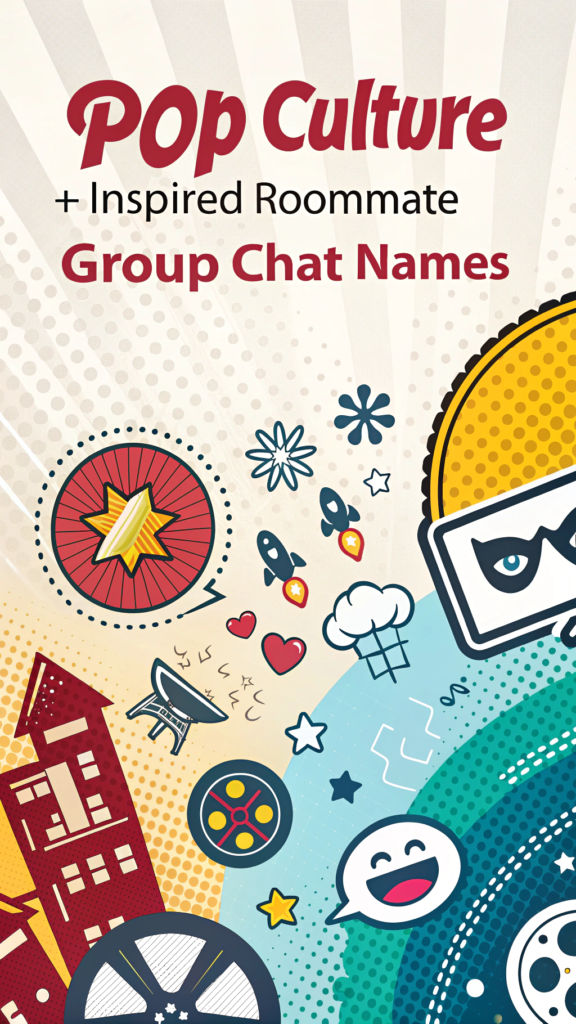 Pop Culture-Inspired Roommate Group Chat Names