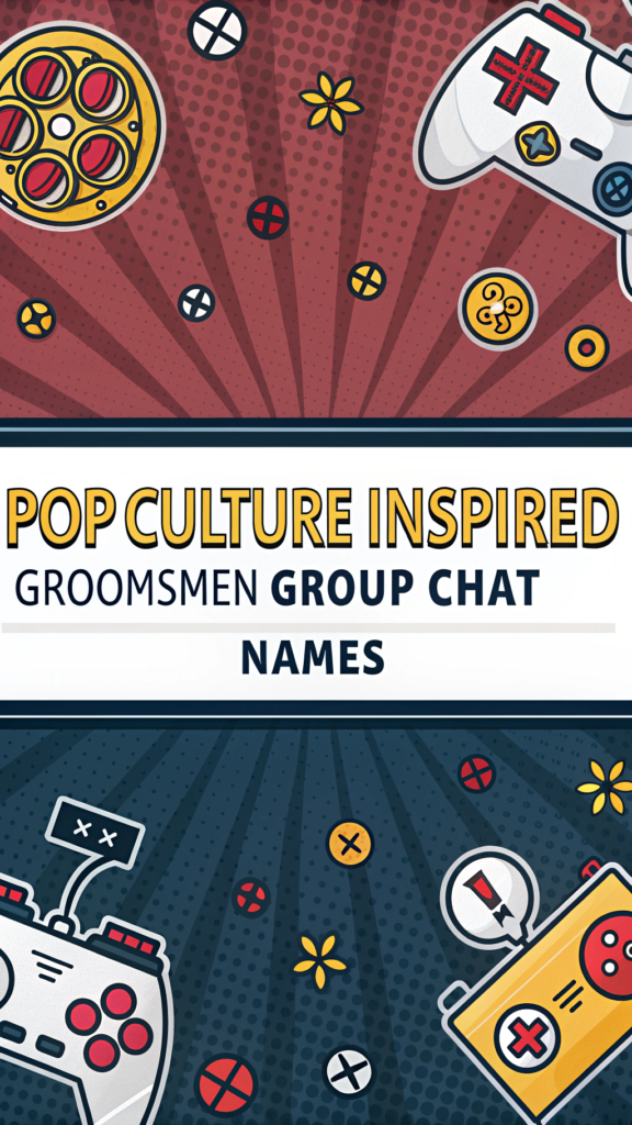 Pop Culture-Inspired Groomsmen Group Chat Names