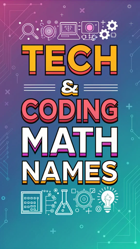 Creative Math Group Names