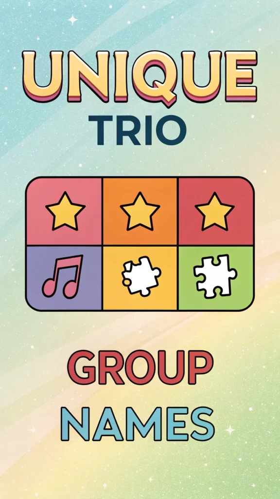 Unique Trio Group Names