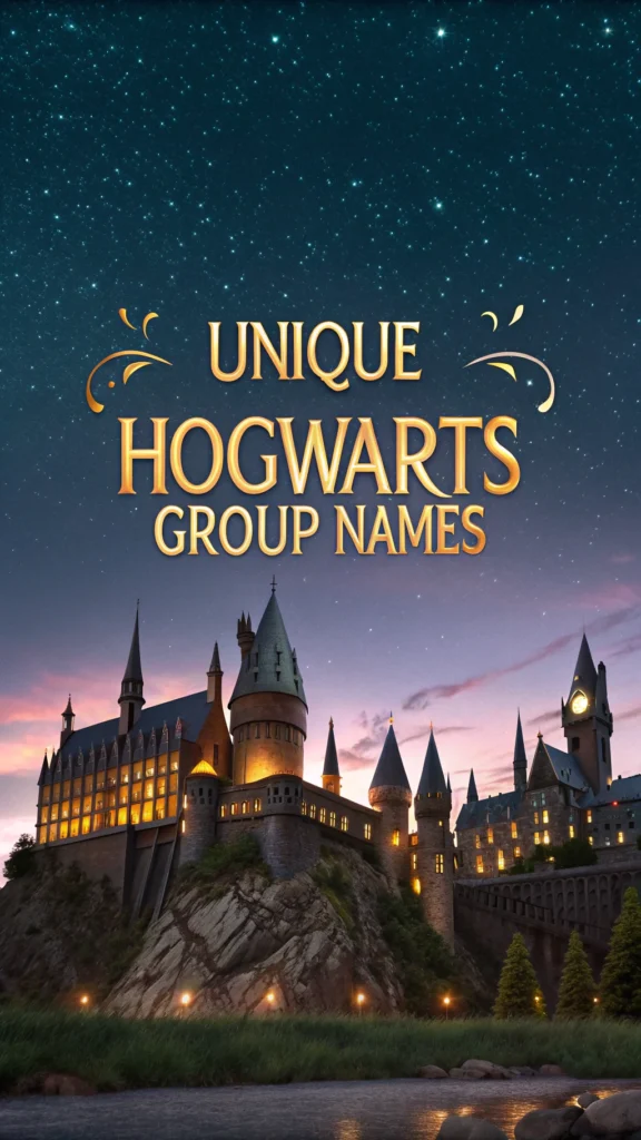 Unique Hogwarts Group Names