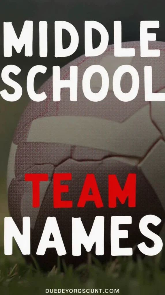 Middle School Team Names