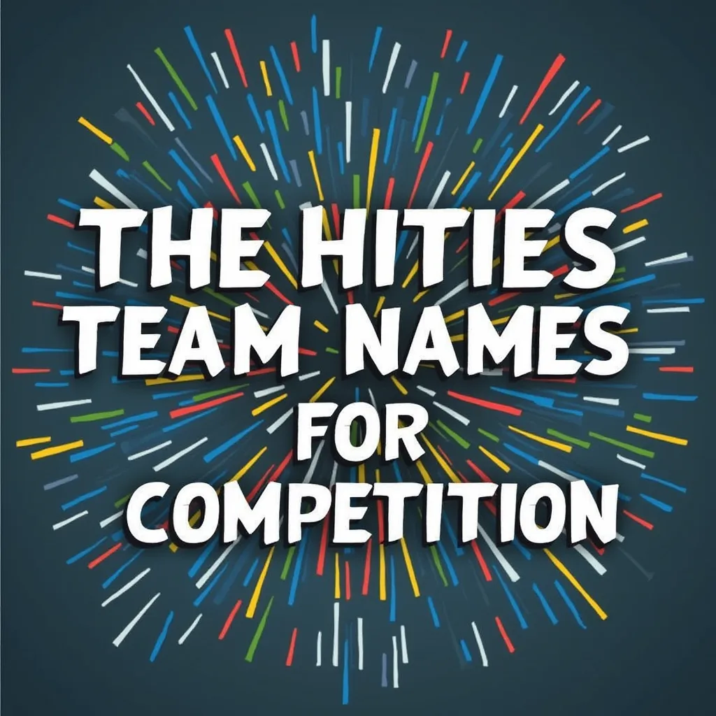Witty Team Names for Competition 