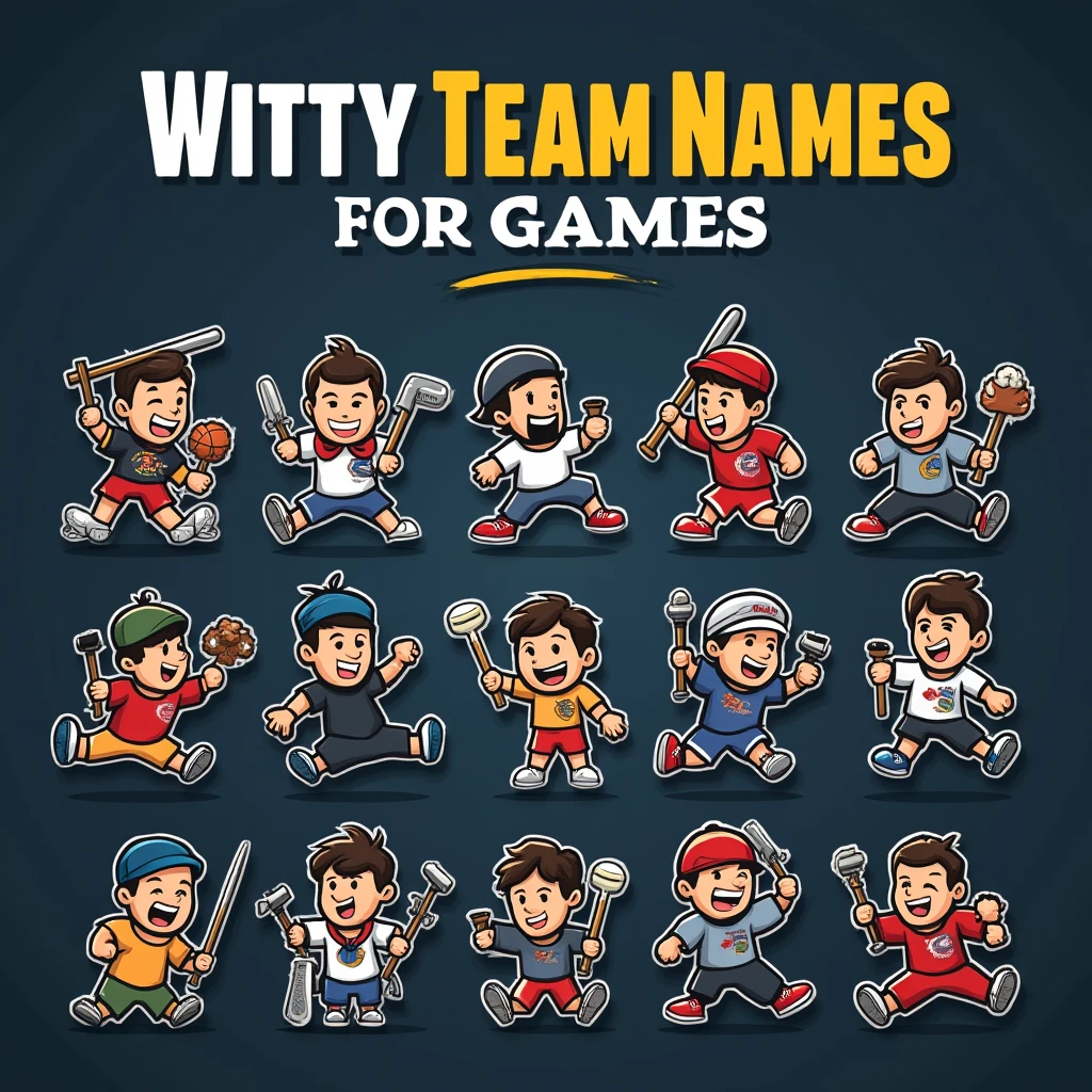 Witty Team Names for Games