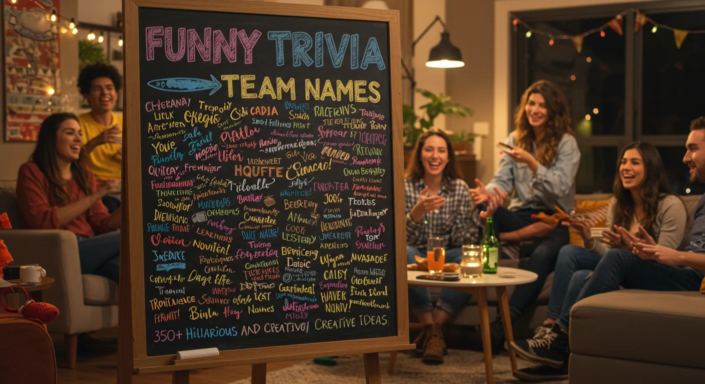 Funny Trivia Team Names