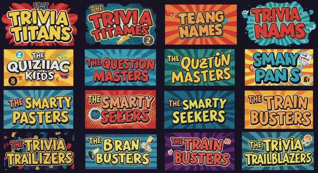 Good Trivia Team Names