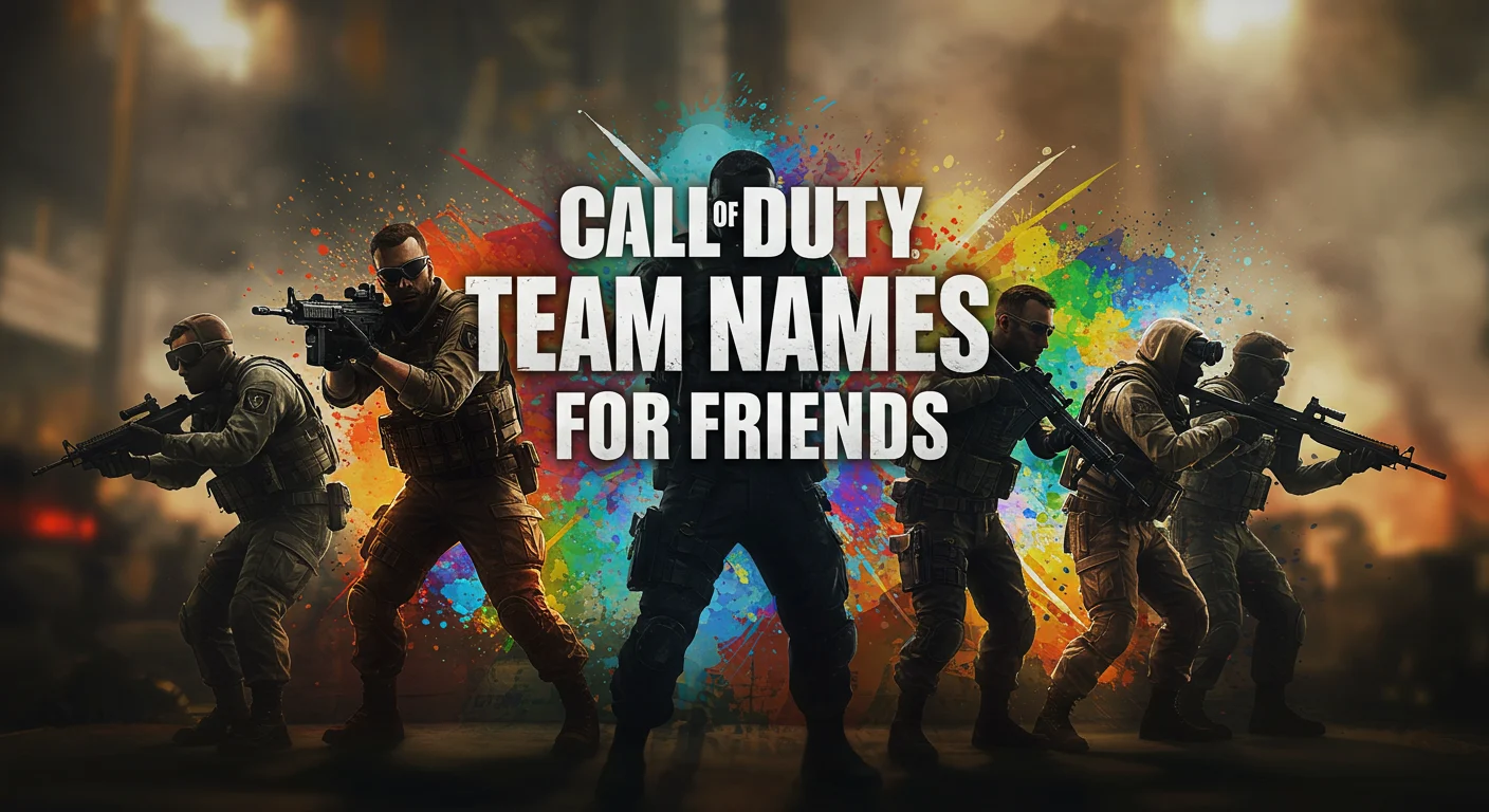 Call of Duty Team Names for Friends