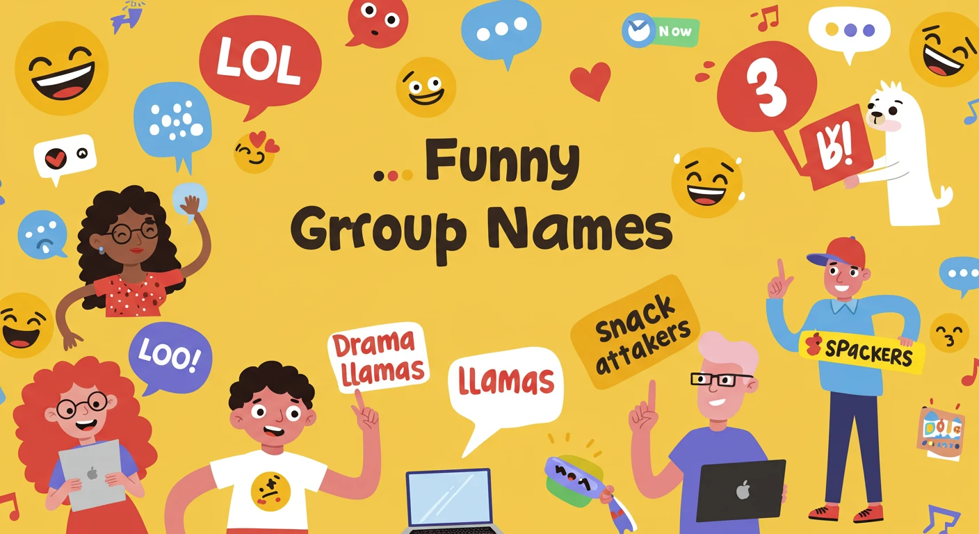 Funny Group Chat Names: in 2025