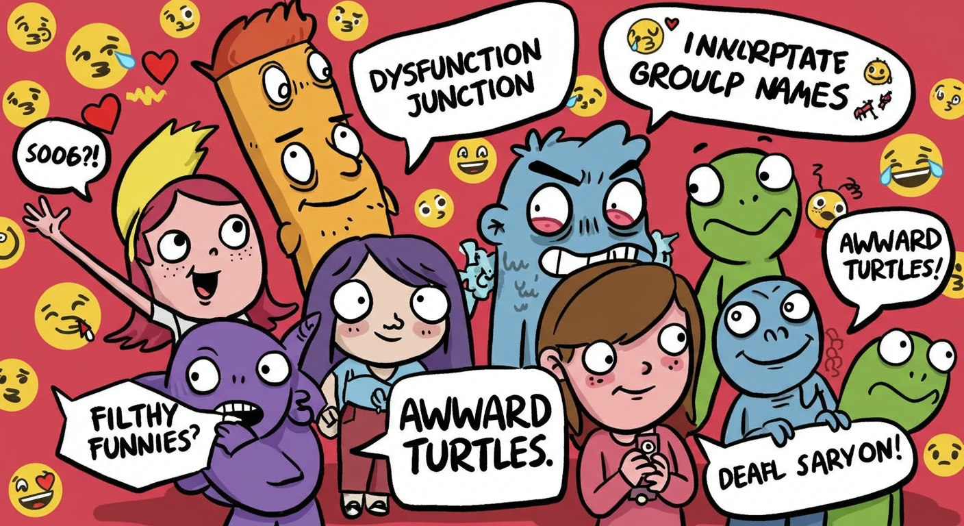 100+ Hilarious and Inappropriate Group Chat Names To Spice Up Your Conversations
