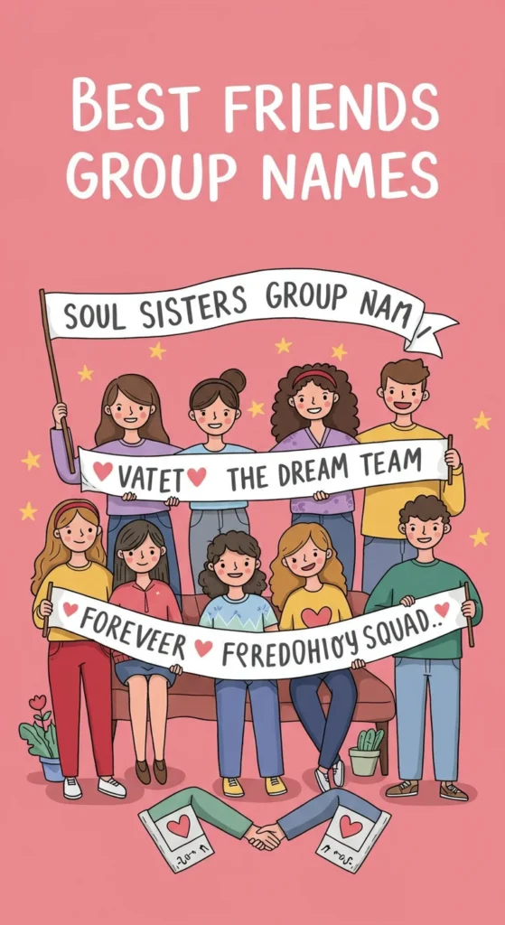 Adventure-Themed Best Friends Group Names