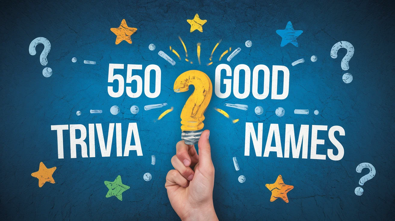Good Trivia Team Names