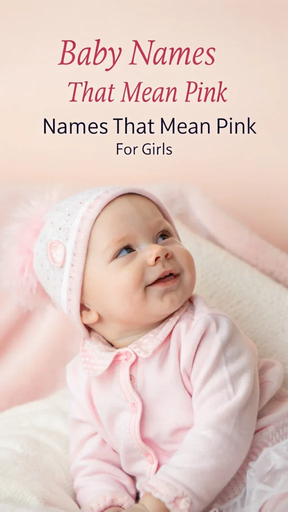 Names That Mean Pink for Girls