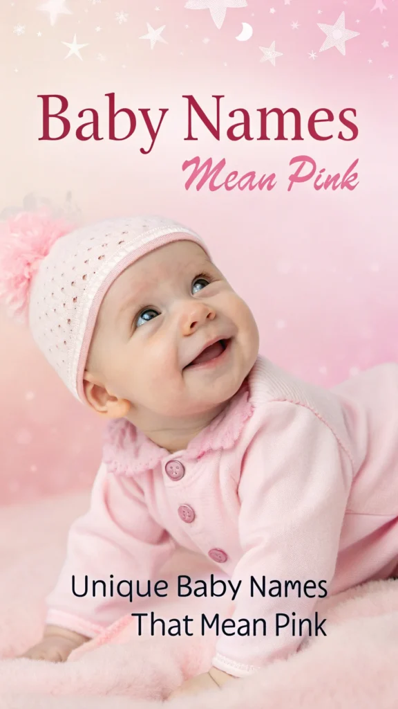 Unique Baby Names That Mean Pink