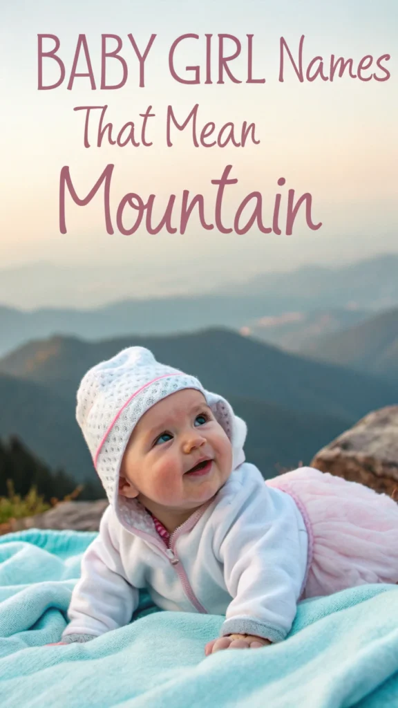 Baby Girl Names That Mean Mountain