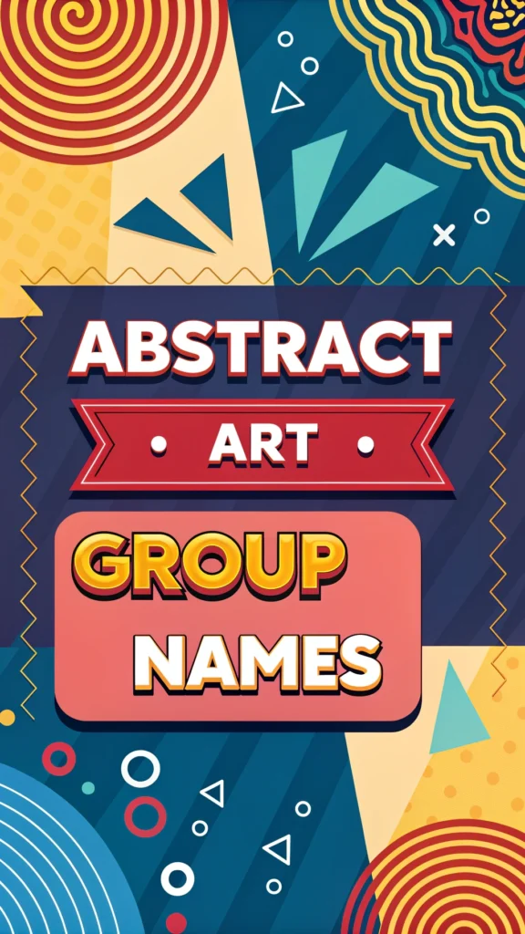 Abstract Art Group Names