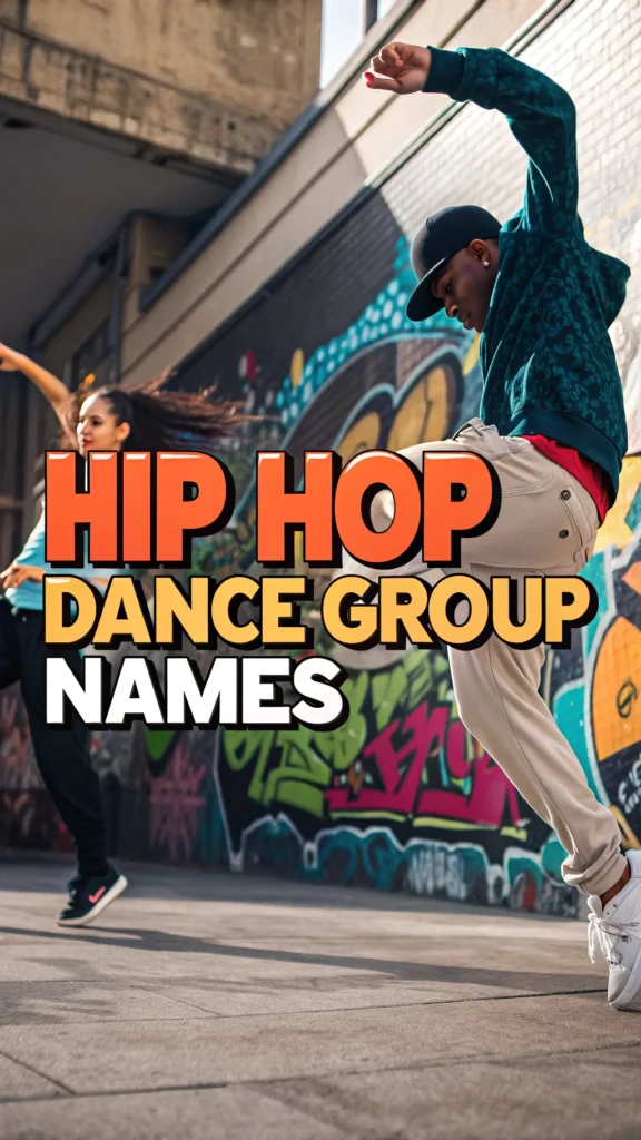 hip hop dance group names