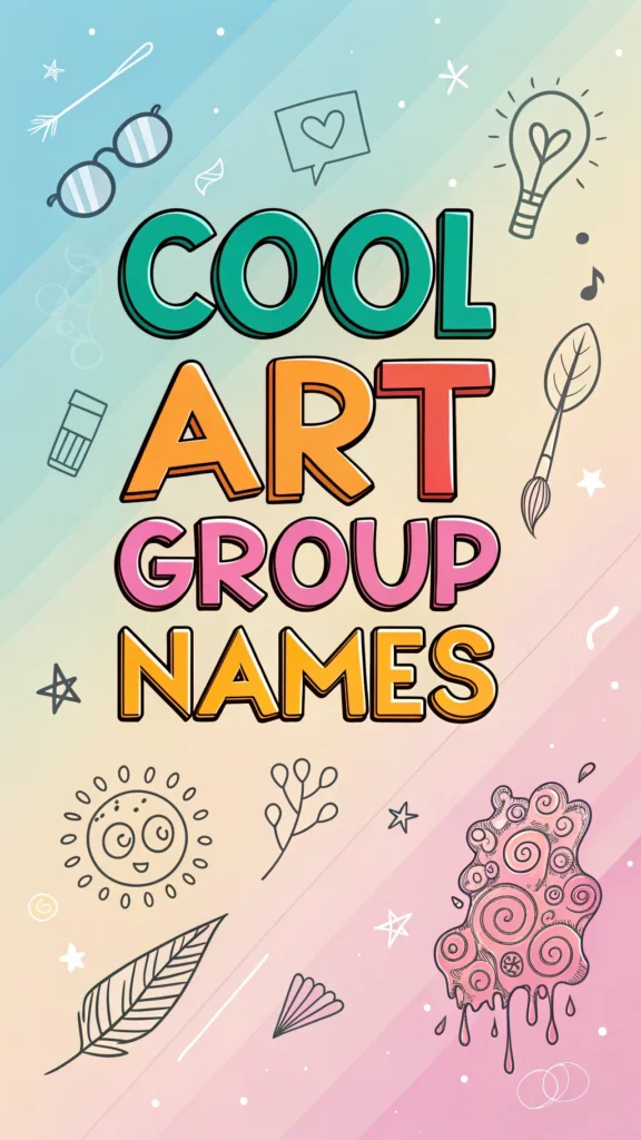 Cool Art Group Names