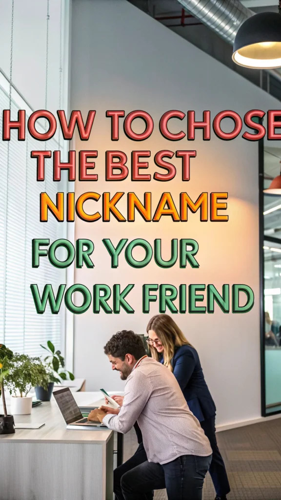 How to Choose the Best Nickname for Your Work Friend