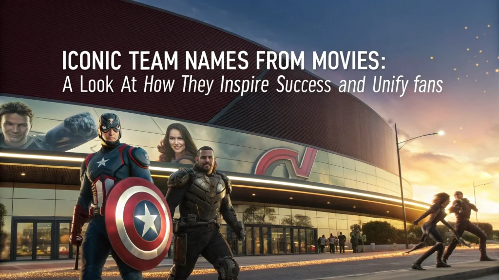 Iconic Team Names from Movies: A Look at How They Inspire Success and Unify Fans