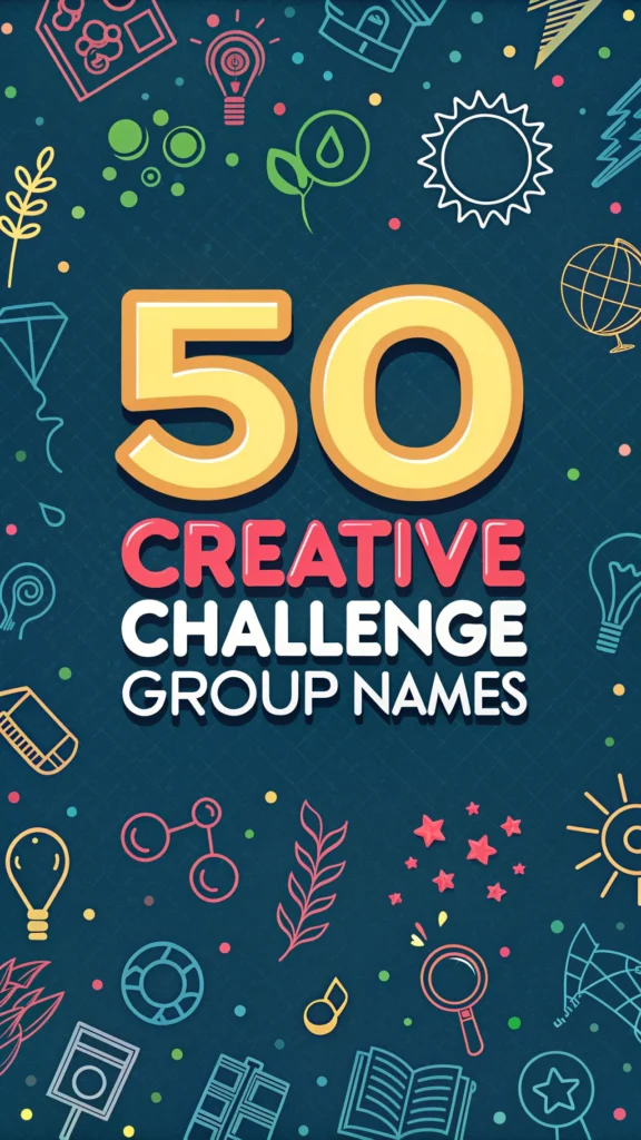 50 Creative Challenge Group Names