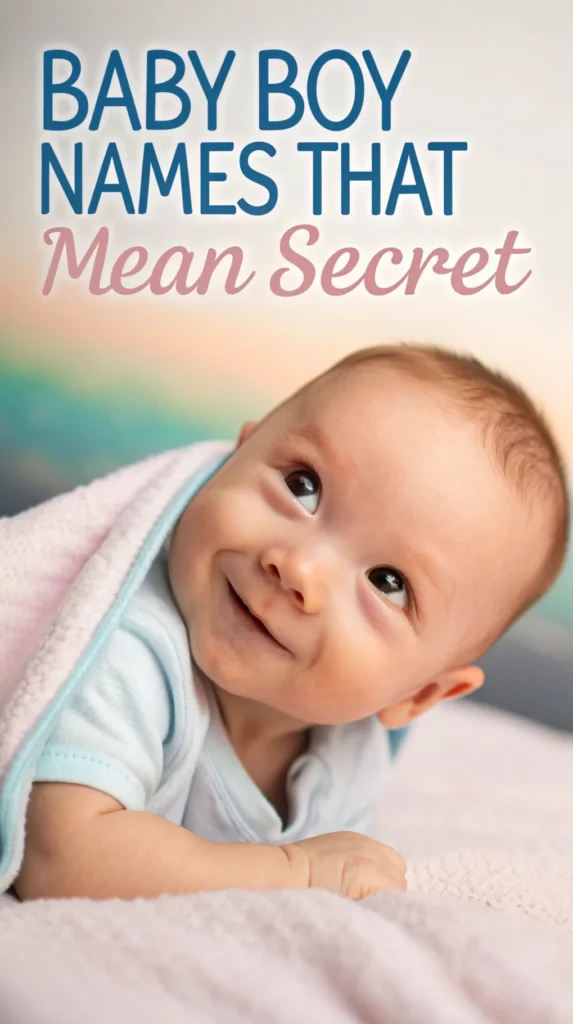 Baby Boy Names That Mean Secret